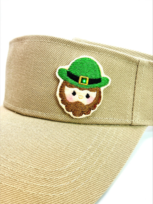 Illuminated "Leprechaun" >>> On A Kelly Green or Khaki Visor